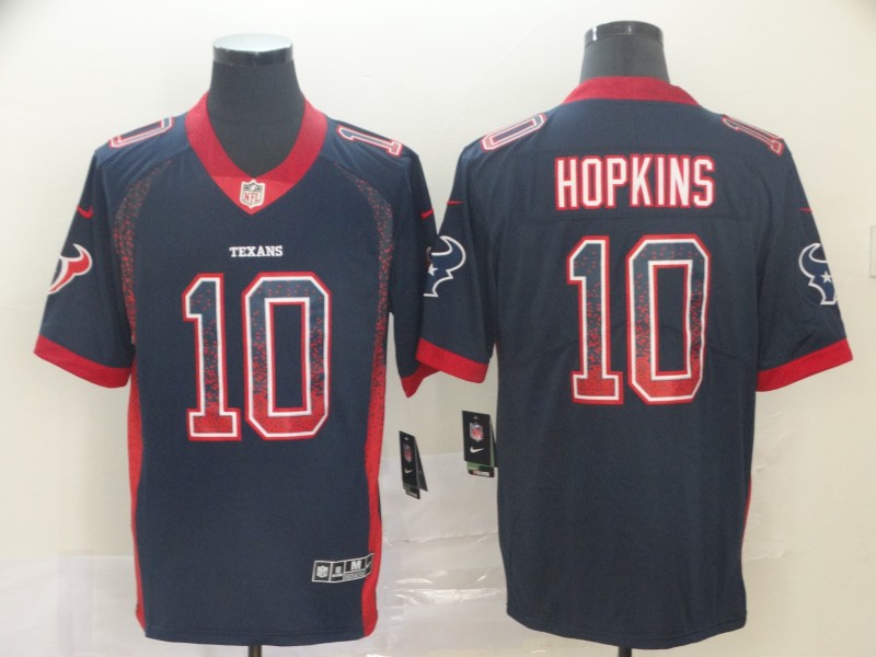 Men's Houston Texans DeAndre Hopkins #10 Navy Jersey